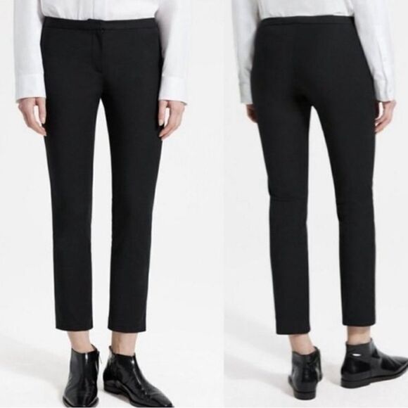 Theory thaniel cauldwell trouser pants black size 8 - Picture 1 of 5